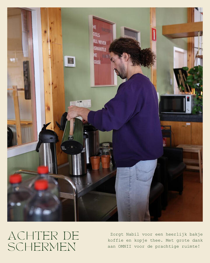 Achter de schermen Achter de schermen